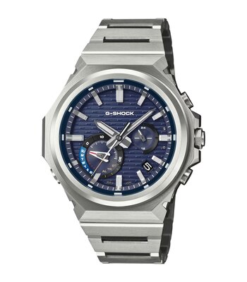 Montre CASIO G-SHOCK Homme GST-B1000D-2AER Analogue-Digital Cadran MINERAL Bleu Bracelet Acier inoxydable Argenté Etanchéité 20BAR