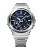 Horloge CASIO G-SHOCK Heren GST-B1000D-2AER Analoog-digitaal Behuizing MINERAAL Blauw Bracelette Roestvrij staal Zilverkleurig Etanchéiteiten 20BAR