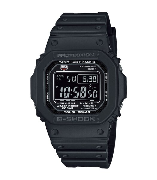 Montre CASIO G-SHOCK Homme GW-M5610U-1BER Digital Cadran MINERAL Noir Bracelet Résine Noir Boucle ardillon Etanchéité 20BAR