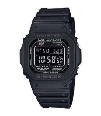 Montre CASIO G-SHOCK Homme GW-M5610U-1BER Digital Cadran MINERAL Noir Bracelet Résine Noir Boucle ardillon Etanchéité 20BAR