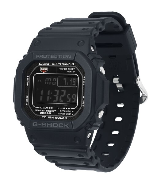 Montre CASIO G-SHOCK Homme GW-M5610U-1BER Digital Cadran MINERAL Noir Bracelet Résine Noir Boucle ardillon Etanchéité 20BAR