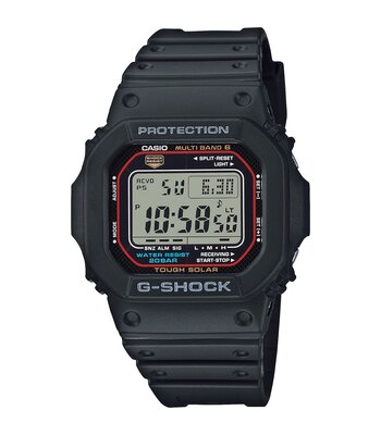 Montre CASIO G-SHOCK Homme GW-M5610U-1ER Digital Cadran MINERAL Noir Bracelet Résine Noir Boucle ardillon Etanchéité 20BAR