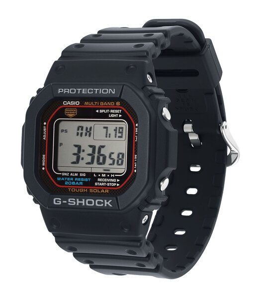 Montre CASIO G-SHOCK Homme GW-M5610U-1ER Digital Cadran MINERAL Noir Bracelet Résine Noir Boucle ardillon Etanchéité 20BAR