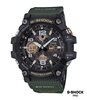 Montre CASIO G-SHOCK Homme GWG-100-1A3ER Digital + analogique Cadran Minéral Noir Bracelet Résine Vert Boucle ardillon Etanchéité 20 BAR