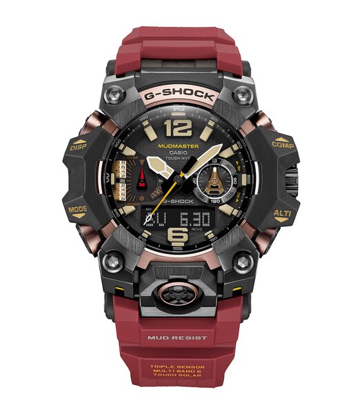 Horloge CASIO G-SHOCK Heren GWG-B1000-1A4ER Analoog Behuizing Saffier Zwart Bracelette Roestvrij staal Staal Boucle déployante Etanchéiteiten 10 BAR