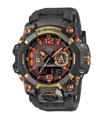 Montre CASIO G-SHOCK Homme GWG-B1000MG-1A9ER Digital + analogique Cadran Acrylique Bracelet Résine recyclé Noir Etanchéité 20 ATM