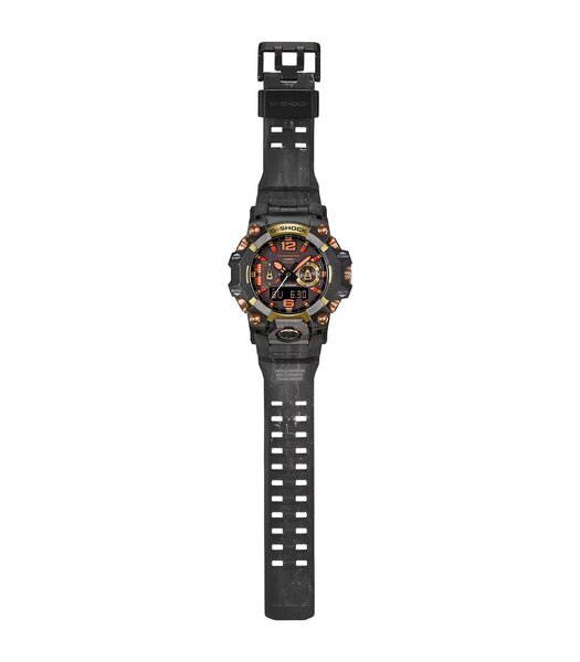 Montre CASIO G-SHOCK Homme GWG-B1000MG-1A9ER Digital + analogique Cadran Acrylique Bracelet Résine recyclé Noir Etanchéité 20 ATM
