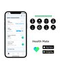 Montre Withings SCANWATCH 2 Unisexe HWA10-01 Analogue-Digital Cadran MINERAL Noir Bracelet Silicone Noir Boucle ardillon Etanchéité 5BAR