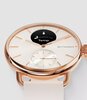 Horloge Withings SCANWATCH 2 Dames HWA10-03 Analoog-digitaal Behuizing Saffier Wit Bracelette Silicone Wit Etanchéiteiten 5BAR