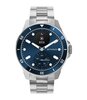 Montre Withings SCANWATCH NOVA Homme HWA10-07 Analogue-Digital Cadran Saphir Bleu Bracelet Acier inoxydable Acier Boucle déployante Etanchéité 10BAR