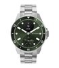 Montre Withings SCANWATCH NOVA Homme HWA10-08 Analogue-Digital Cadran Saphir Vert Bracelet Acier inoxydable Acier Etanchéité 10BAR