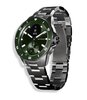 Montre Withings SCANWATCH NOVA Homme HWA10-08 Analogue-Digital Cadran Saphir Vert Bracelet Acier inoxydable Acier Etanchéité 10BAR