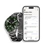 Montre Withings SCANWATCH NOVA Homme HWA10-08 Analogue-Digital Cadran Saphir Vert Bracelet Acier inoxydable Acier Etanchéité 10BAR