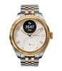 Horloge Withings SCANWATCH NOVA BRILLIANT GOLD HWA10-11 Analoog-digitaal Behuizing Saffier Wit Bracelette Roestvrij staal Staal / geelgoudkleurig Etan