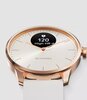 Horloge Withings SCANWATCH LIGHT Dames HWA11-01 Analoog-digitaal Behuizing Saffier Wit Bracelette Silicone Beige Etanchéiteiten 5BAR