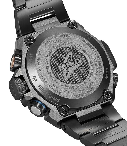 Montre CASIO G-SHOCK Homme MRG-B2000B-1A1DR Analogue Cadran Saphir Noir Bracelet Titane Noir Etanchéité 20BAR