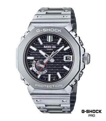 Montre CASIO G-SHOCK Homme MRG-B2100D-1ADR Analogue Cadran Saphir Bleu Bracelet Titane Argenté Etanchéité 20BAR