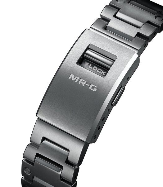 Montre CASIO G-SHOCK Homme MRG-B2100D-2ADR Analogue Cadran Saphir Bleu Bracelet Titane Argenté Etanchéité 20BAR