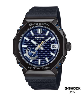 Montre CASIO G-SHOCK Homme MRG-B2100R-2ADR Analogue Cadran Saphir Bleu Bracelet Résine Bleu Etanchéité 20BAR