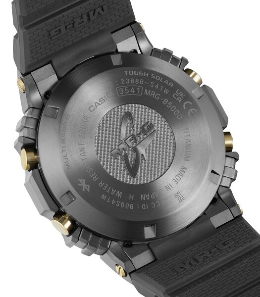 Montre CASIO G-SHOCK Homme MRG-B5000R-1DR Digital Cadran Acrylique Bracelet Résine Noir Boucle ardillon