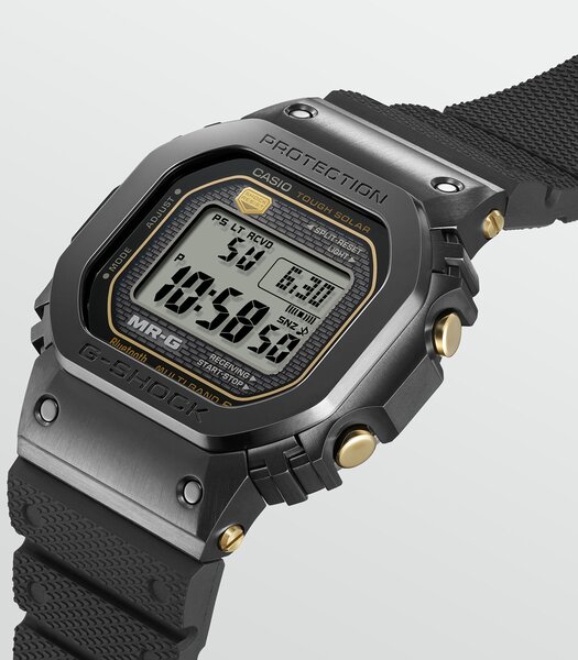 Montre CASIO G-SHOCK Homme MRG-B5000R-1DR Digital Cadran Acrylique Bracelet Résine Noir Boucle ardillon