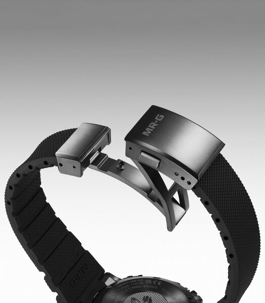 Montre CASIO G-SHOCK Homme MRG-B5000R-1DR Digital Cadran Acrylique Bracelet Résine Noir Boucle ardillon