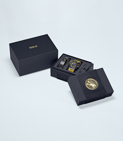 Montre CASIO G-SHOCK Homme MRG-BF1000E-1A9DR Analogue Cadran Saphir Or Bracelet Résine Noir Boucle déployante Etanchéité 20BAR
