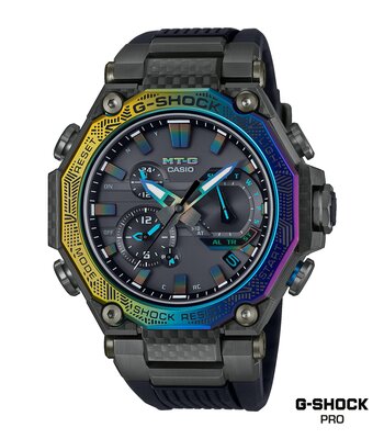 Montre CASIO G-SHOCK Homme MTG-B2000YR-1AER Analogue Cadran Saphir Noir Bracelet Résine Noir Boucle déployante Etanchéité 20BAR