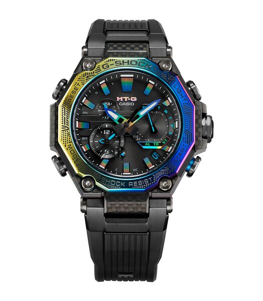 Montre CASIO G-SHOCK Homme MTG-B2000YR-1AER Analogue Cadran Saphir Noir Bracelet Résine Noir Boucle déployante Etanchéité 20BAR