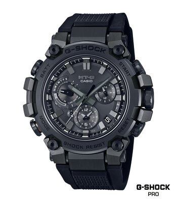 Montre CASIO G-SHOCK Homme MTG-B3000B-1AER Analogue Cadran Saphir Noir Bracelet Résine Noir Boucle déployante Etanchéité 20BAR