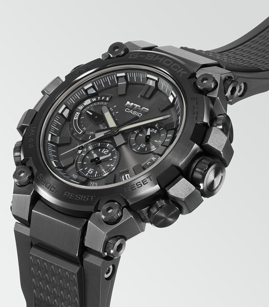 Montre CASIO G-SHOCK Homme MTG-B3000B-1AER Analogue Cadran Saphir Noir Bracelet Résine Noir Boucle déployante Etanchéité 20BAR
