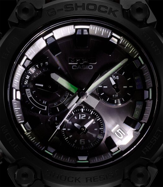 Montre CASIO G-SHOCK Homme MTG-B3000B-1AER Analogue Cadran Saphir Noir Bracelet Résine Noir Boucle déployante Etanchéité 20BAR