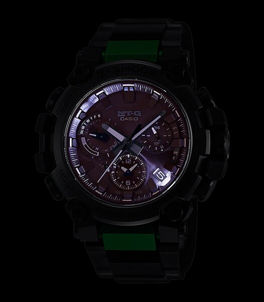 Montre CASIO G-SHOCK Homme MTG-B3000BD-1A2ER Analogue Cadran Saphir Bleu Bracelet Acier inoxydable Noir Boucle déployante Etanchéité 20BAR