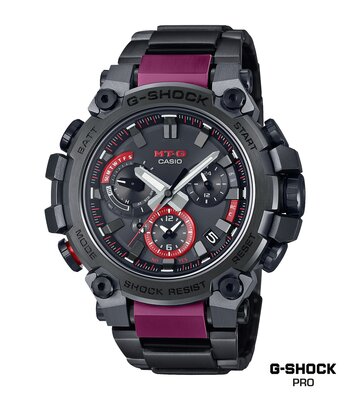 Montre CASIO G-SHOCK Homme MTG-B3000BD-1AER Analogue Cadran Saphir Noir Bracelet Acier inoxydable Noir Boucle déployante Etanchéité 20BAR