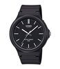 Montre CASIO CASIO COLLECTION Homme MW-240-1EVEF Analogue Cadran Acrylique Noir Bracelet RESINE Noir Boucle ardillon Etanchéité 5BAR